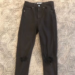 Top shop- High waisted black skinny jeans